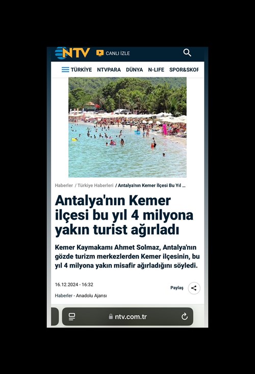 Kemer Kaymakamımız Sn. Ahmet Solmaz “Kemer Turizm Komitesi” Üyeleriyle 2024 Turizm Değerlendirmesi Basın Toplantısına Katıldı